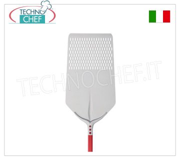 Pelle à pizza rectangulaire. Perforé 30x60 cm pour la cuisson en aluminium, ligne Tulip