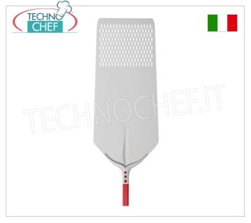 Pelle à pizza rectangulaire. Perforé 30x80 cm pour la cuisson en aluminium, ligne Tulip