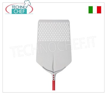 Pelle à pizza rectangulaire. Perforé 40x60 cm pour la cuisson en aluminium, ligne Tulip
