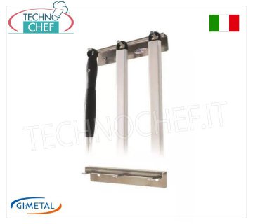 Gi-Metal - Porte-pelle mural 3 places - mod.ACH-PP3