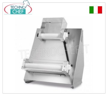 Étireur à pizza avec 2 paires de rouleaux parallèles de 400 mm, mod. SPR40PA