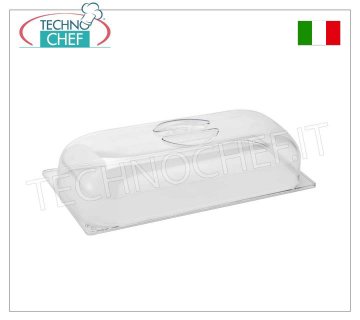 Couvercles en forme de dôme pour pots de crème glacée en polycarbonate