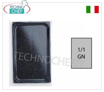 Plateau GN 1/1 imprimé, en acier inoxydable émaillé, dim.mm.530x325