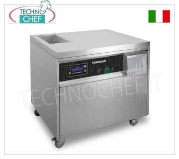 Technochef - SÈCHE-COUVERTS AUTOMATIQUE, productivité max 10 000 couverts/heure, Mod.TORNADO
