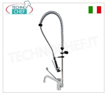 Mitigeur monotrou avec bec de 29,5 cm et douche suspendue