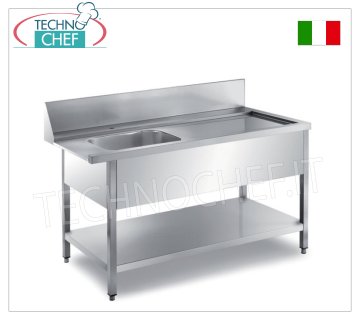 Tables de prélavage pour lave-vaisselle à capot