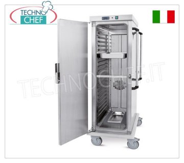 Technochef - CHARIOT CHAUFFANT VENTILÉ pour le maintien en température de 20 PLATEAUX GN 2/1, Mod. 3421-20GS