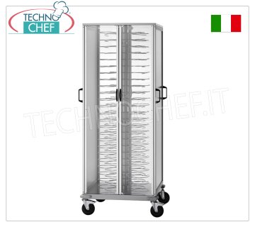 Chariots pour plats cuisinés 92 ou 96 avec 2 demi-portes sur les 2 façades