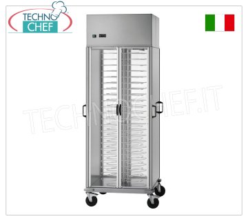 Chariots à assiettes réfrigérés, capacité 88 assiettes, pas de 60 mm