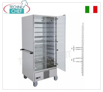 Chariot à assiettes réfrigéré pour 90 assiettes avec 15 grilles 650x650 mm
