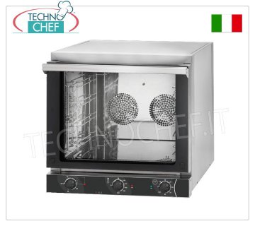TECNODOM - Four électrique à convection pour 4 plaques mm 435x350, + GRIL, dim.mm.589x660x580h