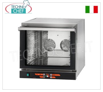 TECNODOM - Four électrique à convection pour 4 plaques/grilles mm 435x350, dim.mm.589x660x580h