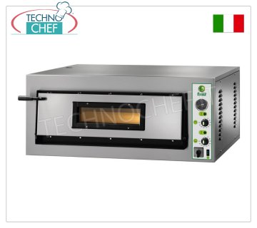 FIMAR - Four à pizza électrique, pour 4 grandes pizzas, 1 chambre 72x72 cm, commandes mécaniques, mod. FML4