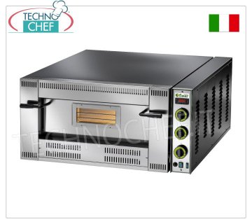 FIMAR - Four à pizza à gaz pour 9 pizzas, 1 chambre de cuisson de 92x92 cm - Commandes Mécaniques, mod.FGI9