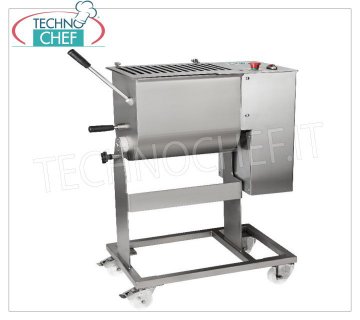 FIMAR - Mélangeur à viande en acier inoxydable, 1 lame, capacité maximale du bol 75 kg, mod. 75C1PN
