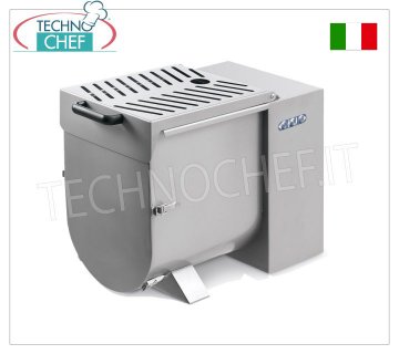 SIRMAN - Mélangeur à viande en acier inoxydable, cuve de 30 kg, lame amovible en acier inoxydable, mod.IP30M
