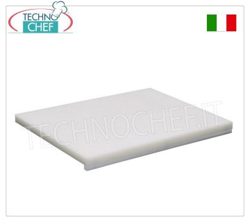 Technochef - Planches à découper en polyéthylène avec butée, épaisseur 25 mm