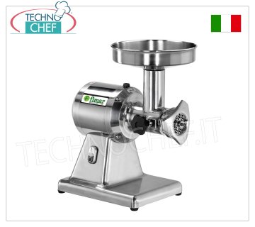Fimar - Hachoir à viande professionnel type 12, avec unité de hachage de viande en acier inoxydable - amovible,