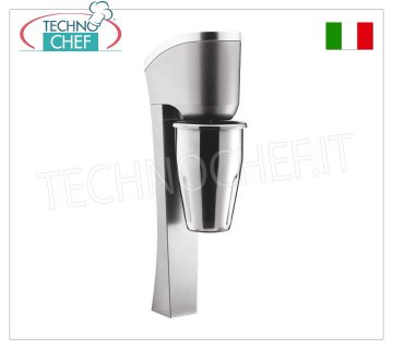 TECHNOCHEF - Fouet Professionnel Mural avec Verre en Acier Inox, Mod.MP98
