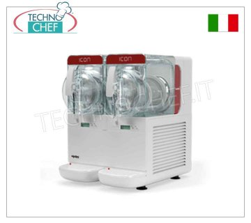 Machine pour granités, sorbets, crèmes froides, cuve de 2 litres. 2.8 - LIGNE D'ICÔNES