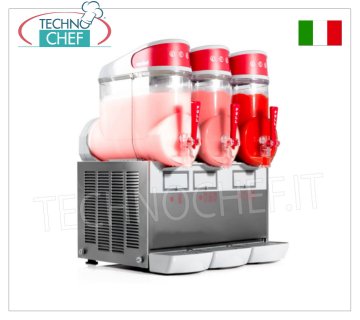 Machine à granités, sorbets et crèmes froides avec 3 réservoirs de 10 litres, Mod.MT3