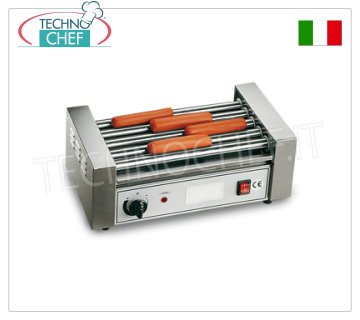 TECHNOCHEF - Cuiseur à saucisses à 5 rouleaux de 35 cm, Mod GW5