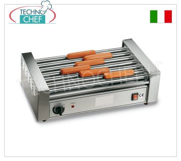 TECHNOCHEF - Cuiseur à saucisses à 7 rouleaux de 46 cm, Mod GW7