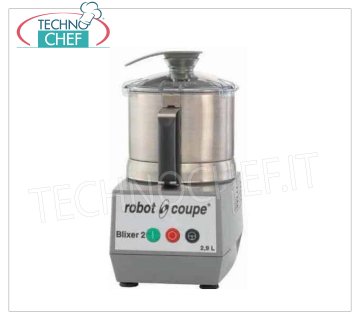 ROBOT COUPE - Cutter-Homogénéisateur Blixer 2, cuve 2,9 lt., 1 vitesse, dim.mm 210x281x389h