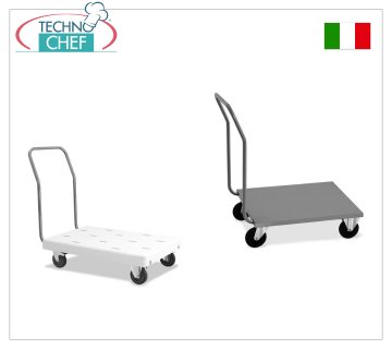 Technochef - CHARIOT PLATEFORME BASSE, Support caisse, Transport Lourde, art. 1840