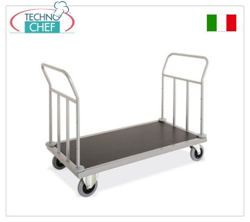 Technochef - CHARIOT À BAGAGES / VALISE avec côtés sur 2 côtés, art. 1894-1