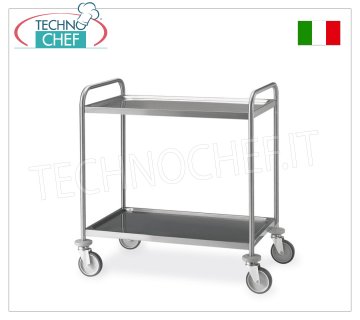 Chariots de service en acier inoxydable