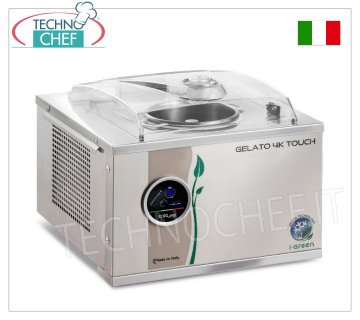 Congélateur professionnel en acier inoxydable, super automatique, série Touch i-Green, capacité 5,6 l, modèle GELATO4KTOUCH