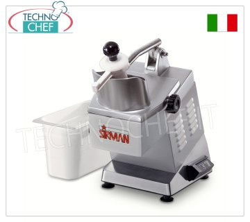 Sirman - Coupe-légumes électrique professionnel de table, couvercle en aluminium, mod.TM-ALL