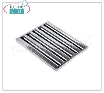 Filtre à graisse pour hottes aspirantes de type labyrinthe, en acier inoxydable,