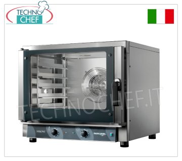 TECNODOM - Four électrique à convection pour 5 plaques GN 1/1 ou 60x40 cm, dim.mm.840x910x750h