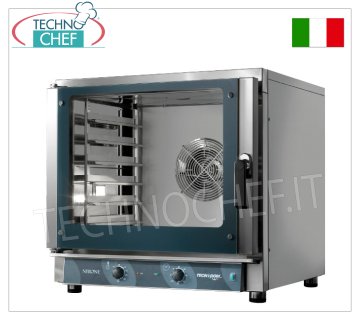 TECNODOM - Four électrique à convection pour 6 plaques GN 1/1 ou 60x40 cm, dim.mm.840x920x835h