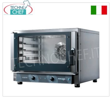 TECNODOM - Four électrique à convection 4 plaques GN 1/1 ou 60x40 cm, dim.mm.840x920x675h