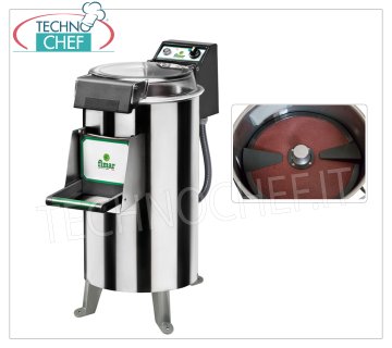 FIMAR - Technochef, Éplucheur de pommes de terre professionnel, capacité de charge 10 kg, modèle PPN/10