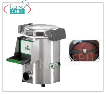 FIMAR - Technochef, Éplucheur de pommes de terre professionnel, capacité de charge 5 kg, modèle PPN/5