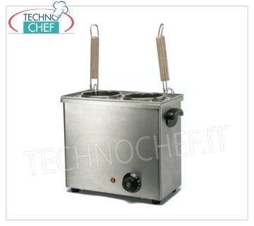 CUISEUR À PÂTES ÉLECTRIQUE À POSER, CUVE GN 1/3 - Avec paniers - V.230/1 - Kw.2,5 - Dim.mm.370x230x300h