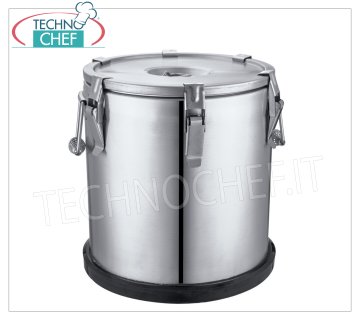 Conteneur thermique, 35 lt. réservoir, Dim.mm Ø 300x520h