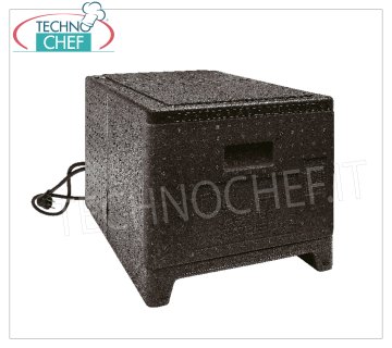 CONTENEUR ISOTHERME en POLYPROPYLÈNE pour bacs GN 1/1 avec prise de courant