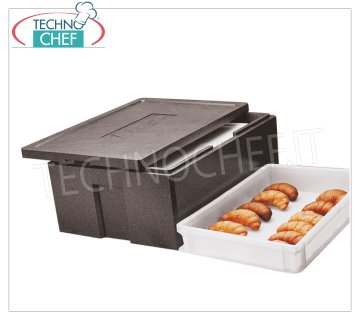 CONTENEUR ISOTHERME en POLYPROPYLÈNE pour PÂTISSERIE, dim.mm.685x485