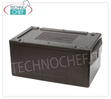 Conteneur isotherme en polypropylène HANDTOP GN 1/1, avec poignées, dim.mm.715x400x315h
