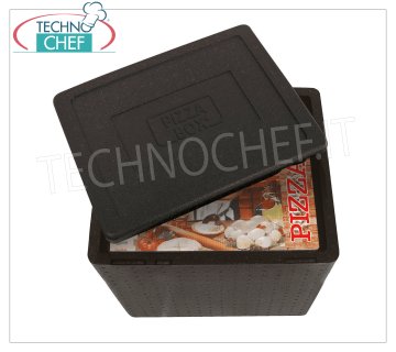 Conteneur isotherme en polypropylène PIZZABOX, dim.mm.420x420x345h