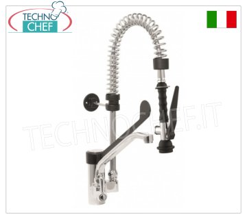 Mitigeur monotrou avec bec orientable Ø20×200 mm et douchette suspendue