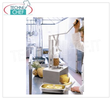 Éplucheur/videur d'ananas en acier inoxydable, dim.mm.450x390x720h