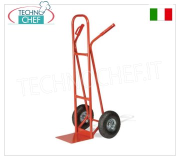 Chariot à caisses rouge, charge maximale 200 kg