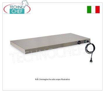 Surface de maintien au chaud en acier inoxydable, dim.mm 1000x500x60h