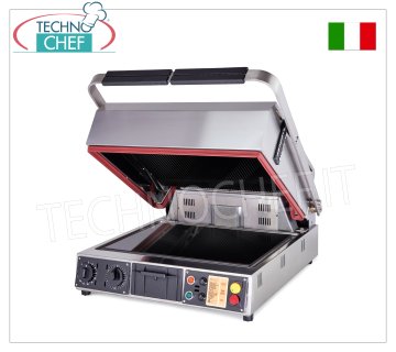 TECHNOCHEF - Plaque de cuisson double vitrocéramique, surfaces lisses 40 x 30 cm, modèle PF2095